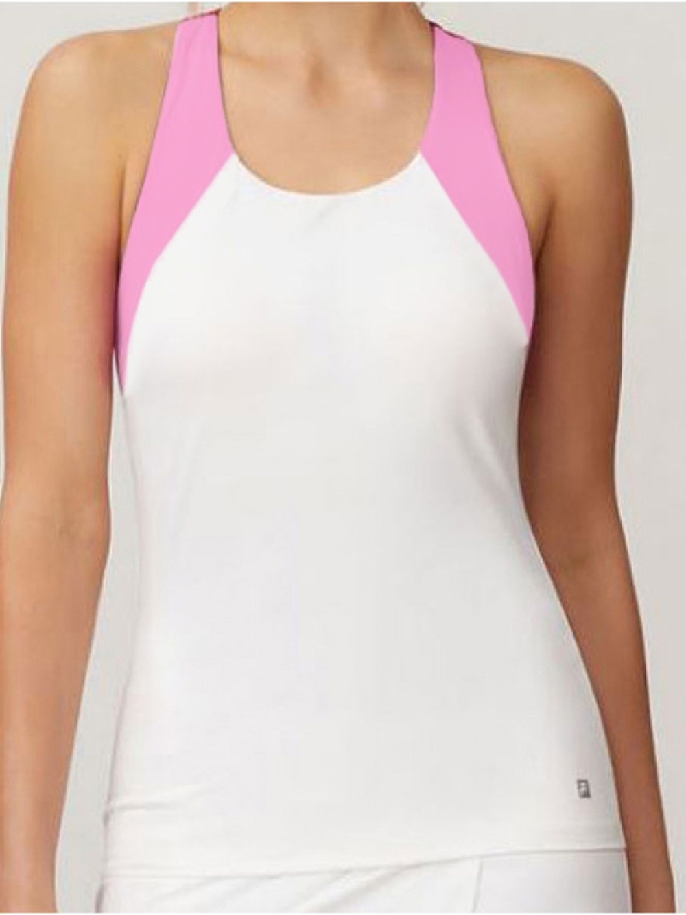 Fila Women's 30 Love Twist Back Tank-White Size Small